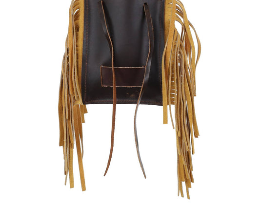Showman - Women's Cowboy Carving Rear Cinch Bag