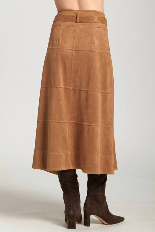 Apny - Vegan Suede Skirt