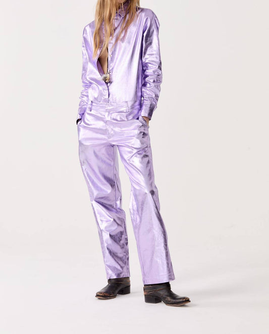 Lanhtropy - Astro Metallic Linen Pants