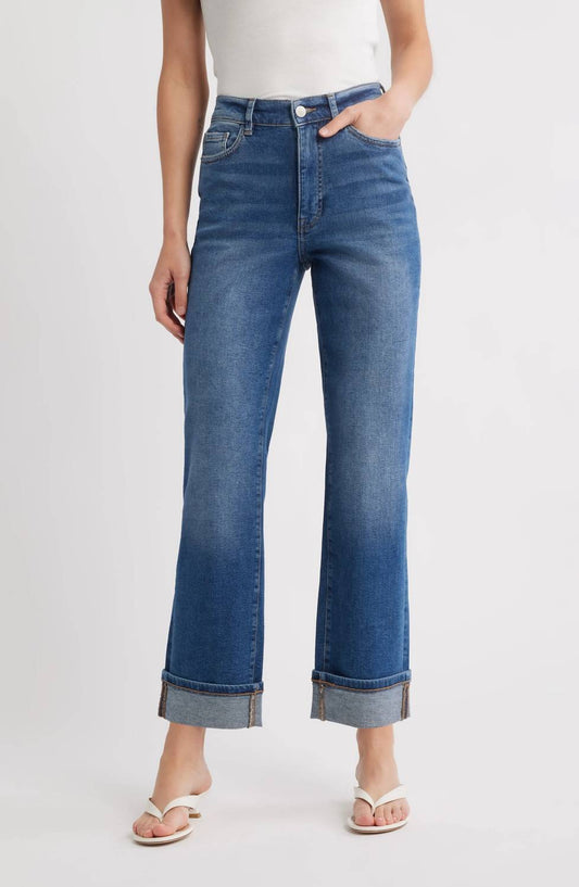 Warp + Weft - Ase High Waist Straight Leg Jean