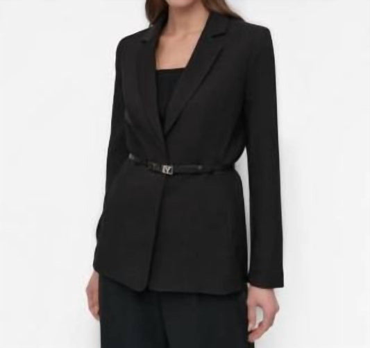 Dkny - Belted 2-button Blazer