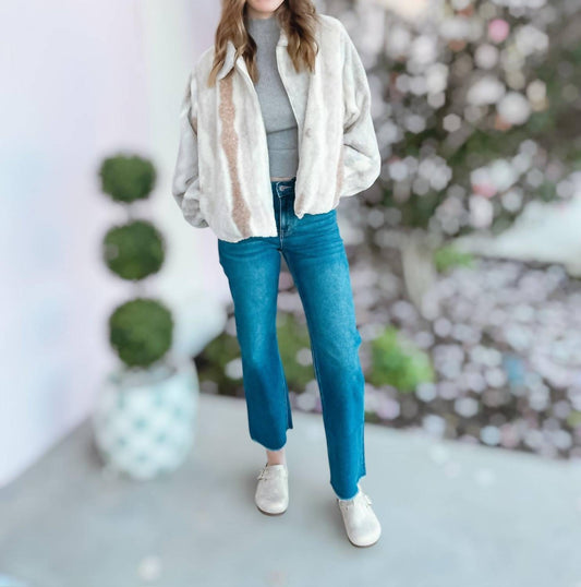 Peach Love - Women's Dream Marble Fur Jacket