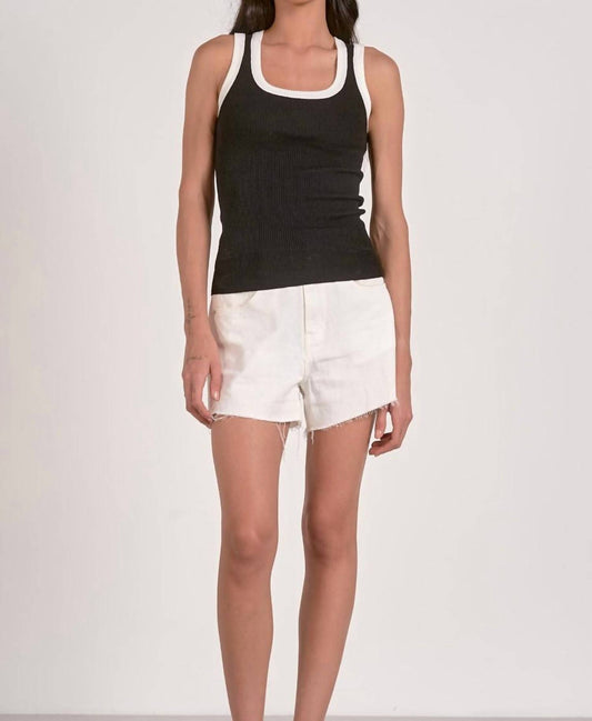 Elan - Erin Scoopneck Tank Top