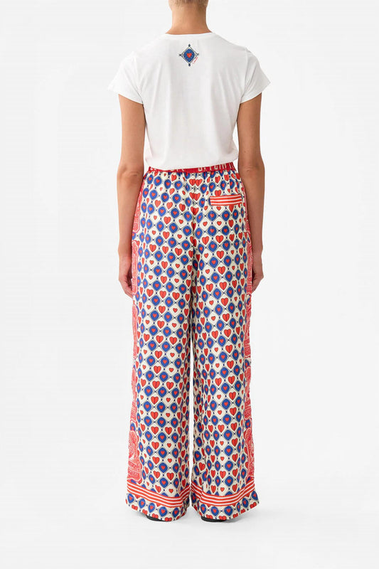 Camilla - Women's Button Front Lounge Pant