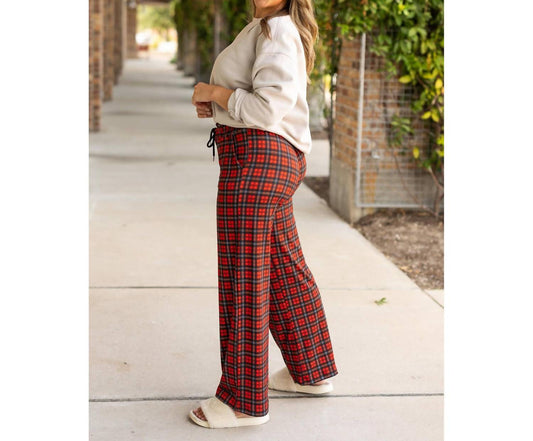 Julia Rose - Noelle Plaid Pajama Pants