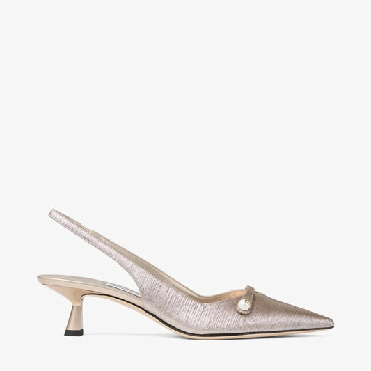 Jimmy Choo - Women's Wonderful Glitter Slingback Heels
