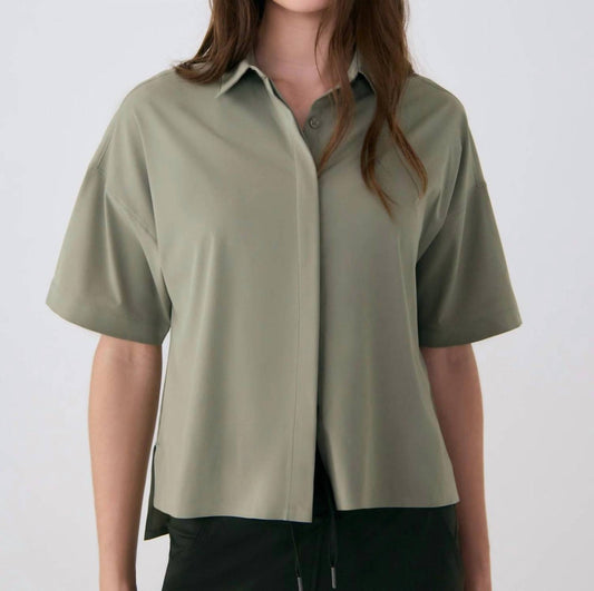 Lole - Olivie Short Sleeve Button Down Shirt