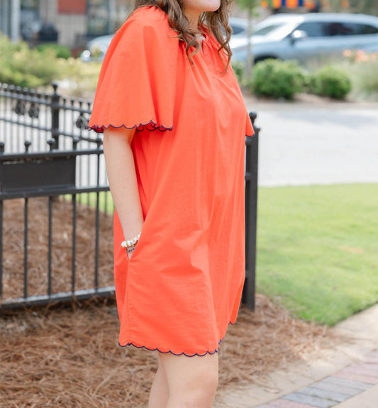 Navybleu - Harbor Scallop Dress