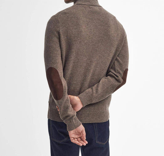 Barbour - Essential Patch Half Zip Sweater