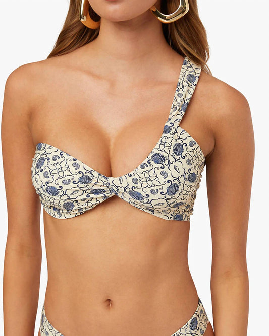 We Wore What - Ruched Asymmetrical Top