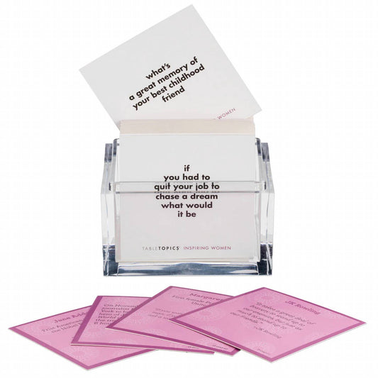 Tabletopics - CONVERSATION STARTERS - INSPIRING WOMEN