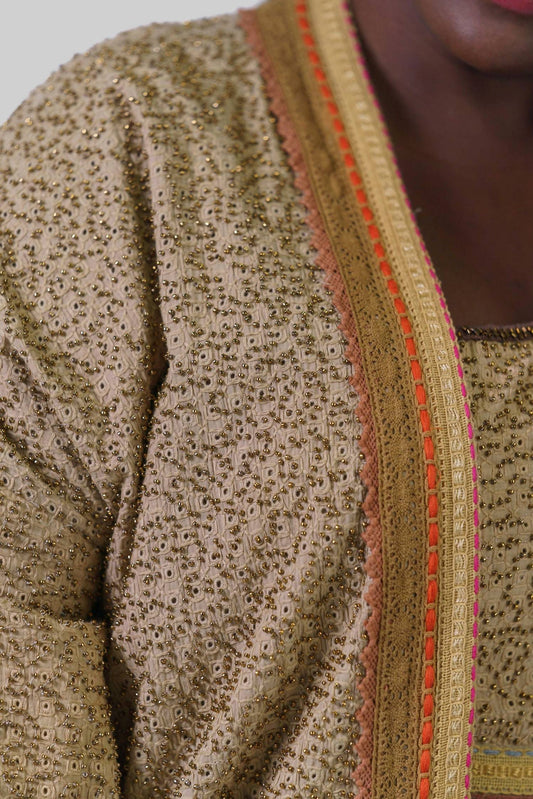 -Bl^Nk- - Bleona Long Sleeve Coverup - Plus