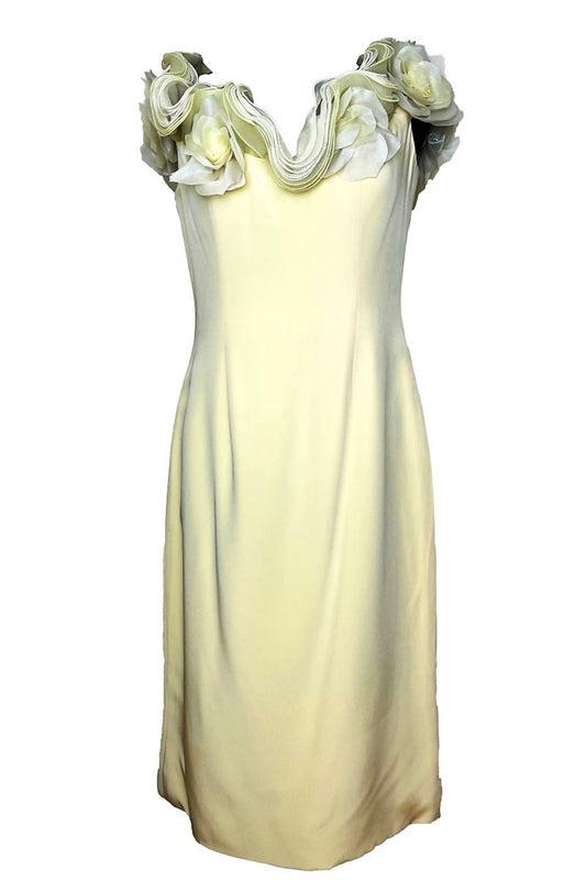 Stephen Yearick - Women's Applique Silk Dress