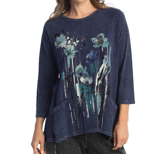 Jess & Jane - Sierra Mineral Washed Patch Pocket Cotton Top