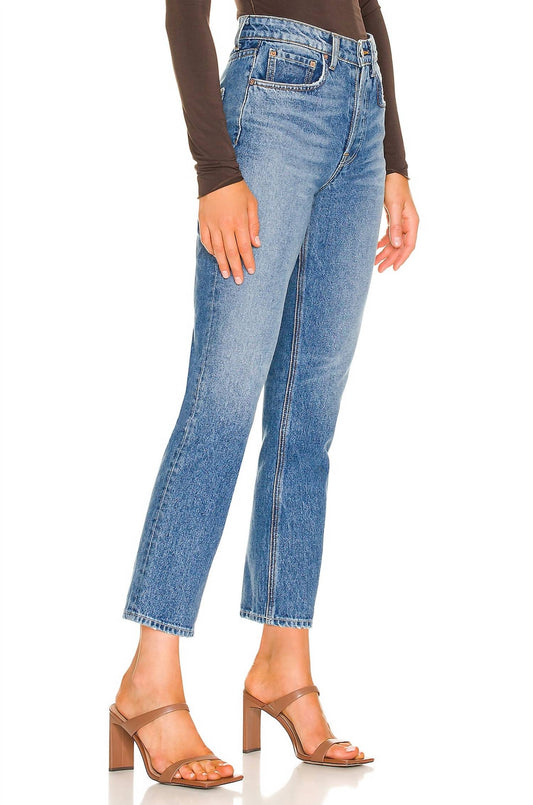 Grlfrnd - KAROLINA HIGH RISE STRAIGHT CROP JEANS