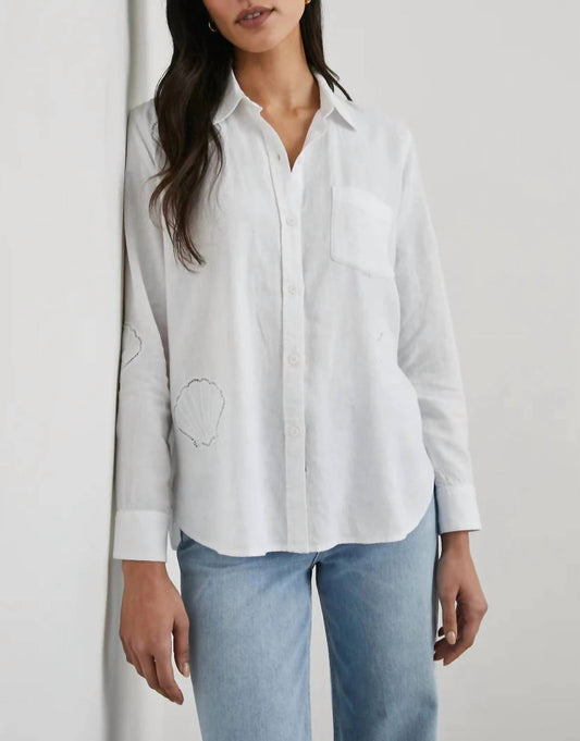 Rails - Charli Eyelet Shells Long Sleeve Top