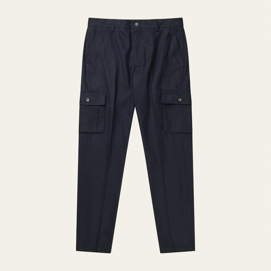Les Deux - Men's Como Reg Wool Cargo Suit Pants
