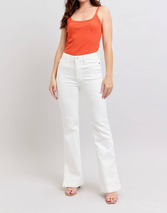 Judy Blue - Side Slit Slim Bootcut Jeans