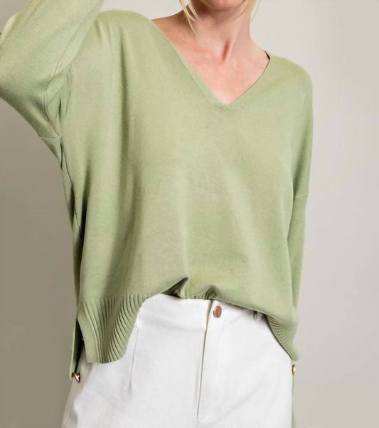 Ee:Some - HARLEY V NECK KNIT TOP