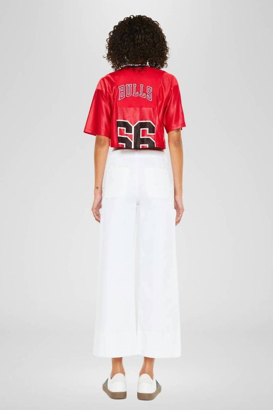 Kancan - Lindsay High Rise Cropped Wide Leg Jeans