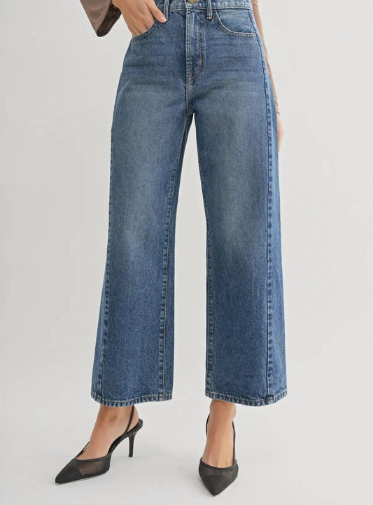 Just Black Denim - Twist Barrel Leg Jeans