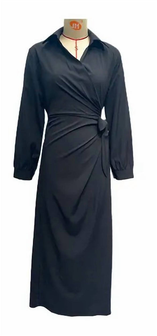 Mapcie - Overlap Midi Dress