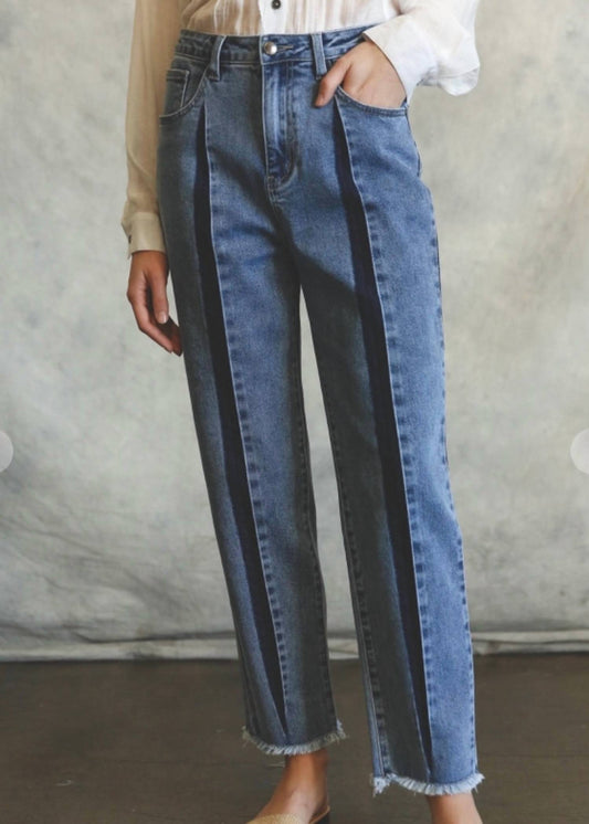 Listicle - High Waist Barrel Leg Denim Jeans