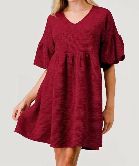 Pixi + Ivy - Belize V Neck Mini Dress