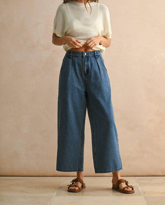 Miou Muse - Mini Pleat Front Relaxed Pants