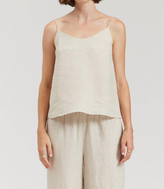 There-Elsewhere - Linen Tank Top