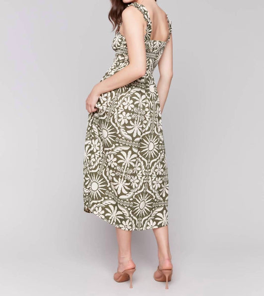 Charlie B - Printed Sleeveless Midi Dress