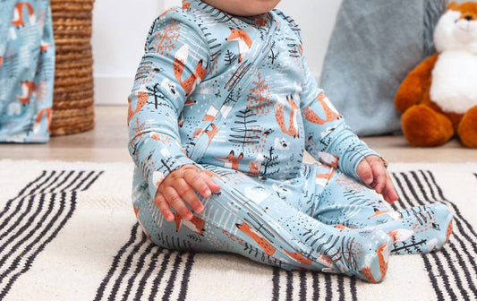 Tesa Babe - Baby's Long Sleeve Footed Zipper Romper