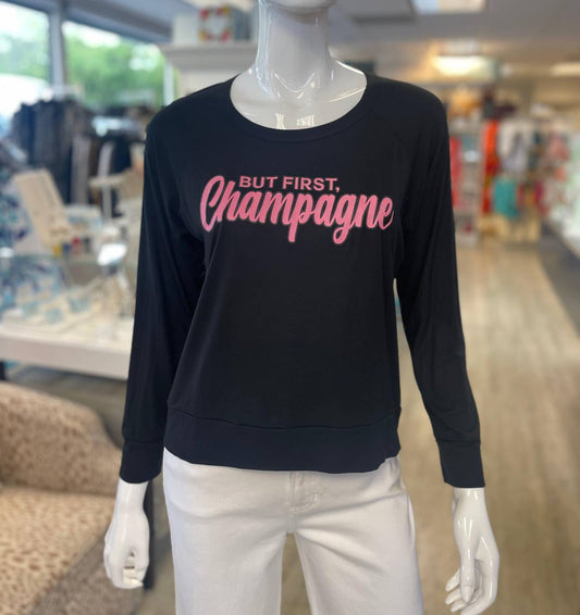Bird & Vine - Women's But First Champagne Long Sleeve Top