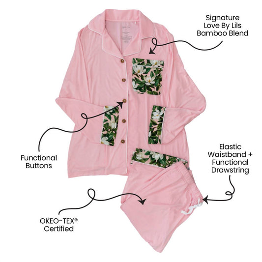 Laree + Co. - Women's Magnolia Bamboo Luxe Lounge Set