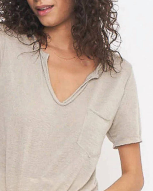 Project Social T - Sophia Pocket V Neck Tee