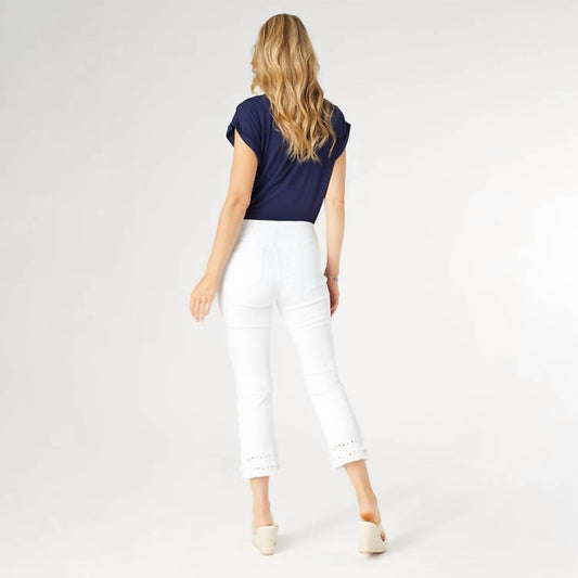 Coco + Carmen - OMG Crop with Embroidered Eyelet Trim