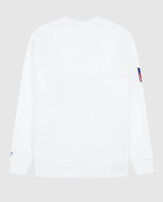 Starter - Men's Los Angeles Chargers Crew Neck Sweatshirt With Zip Pockets