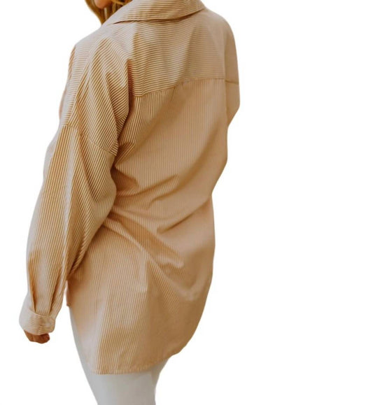 Zenana - Easy On The Eyes Striped Button Up