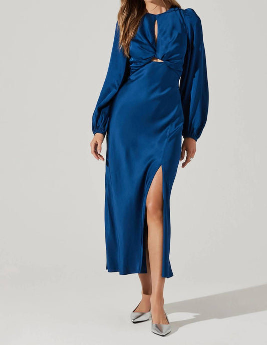 Astr - Suzy Satin Cutout Dress