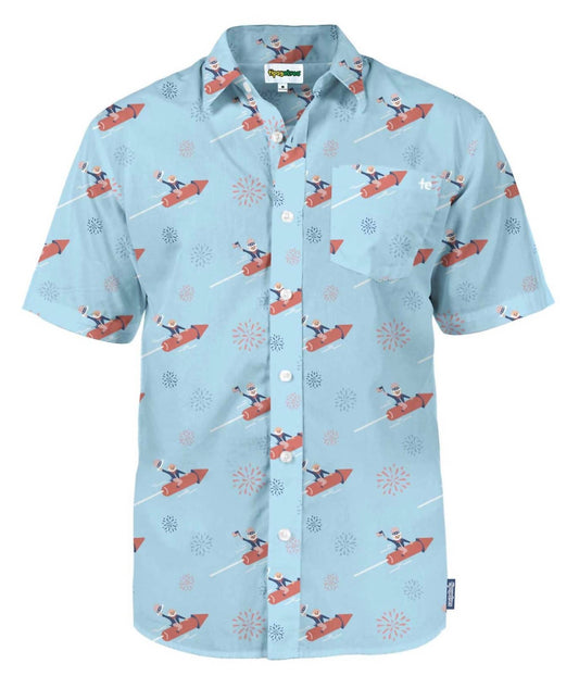 Tipsy Elves - Men's Fun Usa Button Down Shirt