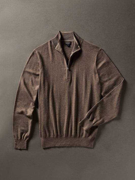 Faherty - Men's Movement Quarter Zip Sweater