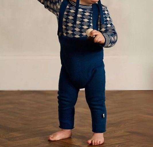 The Bonnie Mob - Babys Sweater Set Dungaree Jumpsuit