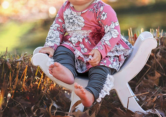 Haute Baby - Baby Girls And Toddlers Sweet Blush 2 Pc Set