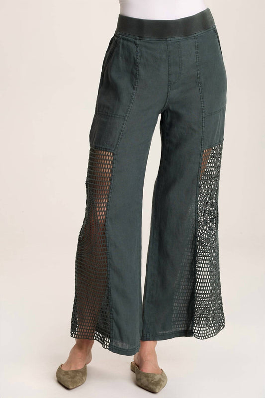 Xcvi - Tangent Crochet Wide Leg Pants