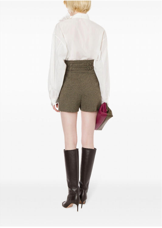 Philosophy Di Lorenzo Serafini - Houndstooth Double -Belt Shorts