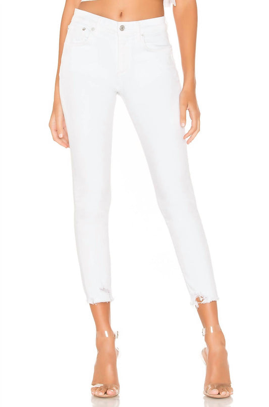 Agolde - Sophie Crop Hi Rise Slim Jean