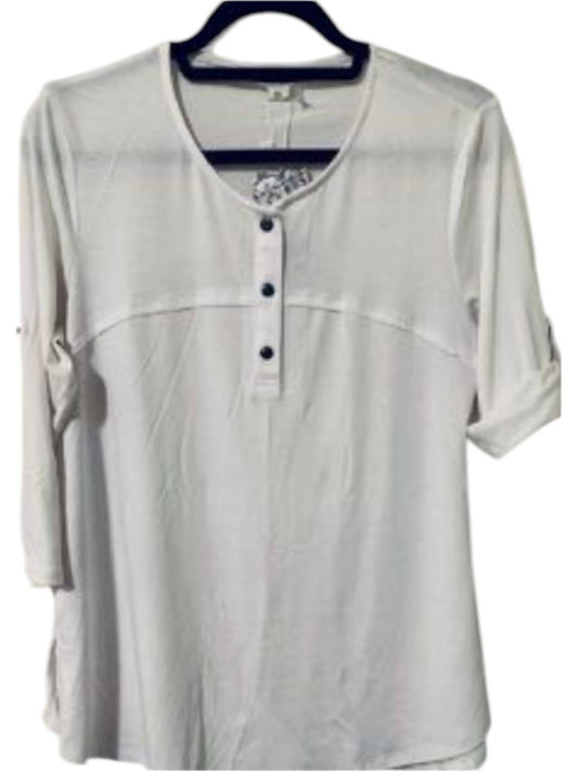 Simply Noelle - Women's Babe Snap Placket Top