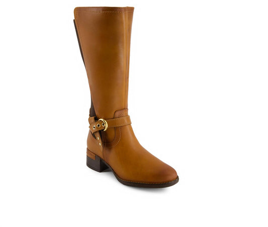 Andrea - Women's Real Leather Tall Riding Boots