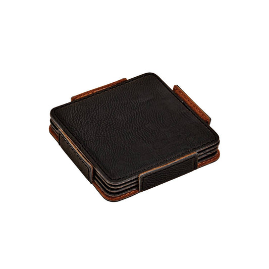 Creative Gifts International - Leatherette Coasters - Set Of 4
