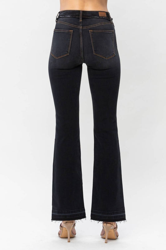 Judy Blue - High Waist Released Hem Slim Bootcut Denim Jeans